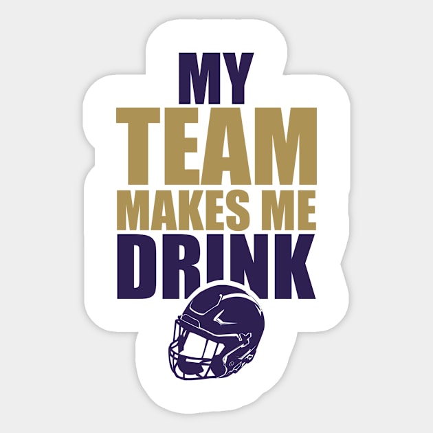 NFL Baltimore Ravens Drink Sticker by SillyShirts